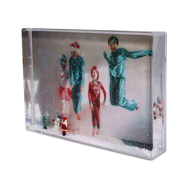 Fotoram "XmasBlox" med figurer - 10x15 cm