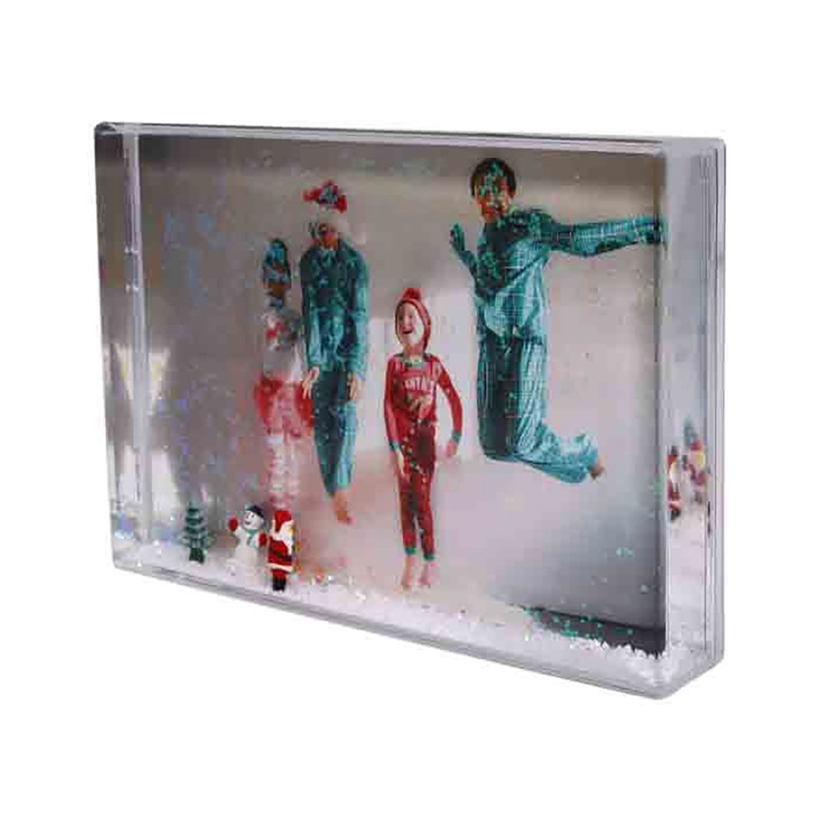 Fotoram "XmasBlox" med figurer - 10x15 cm