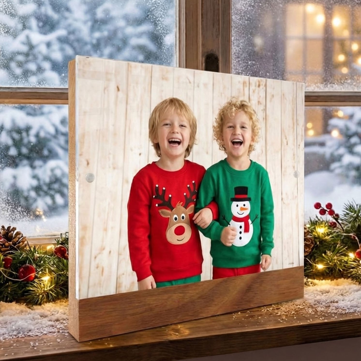 Fotoram "OakBlox" Merry Christmas 15x20 cm